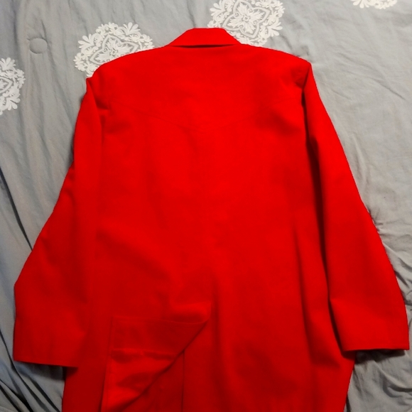 Vintage Red Suede Nat Kaplan Jacket - Picture 2 of 3